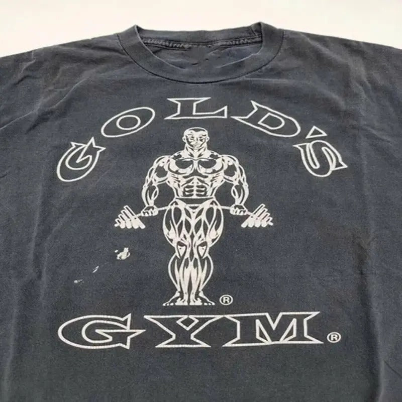 Vintage Golds Gym 1990s Retro Shirt, Top Menswear Tshirt Streetwear Hoodie, Sweatshirt | InkThreadWorks.com