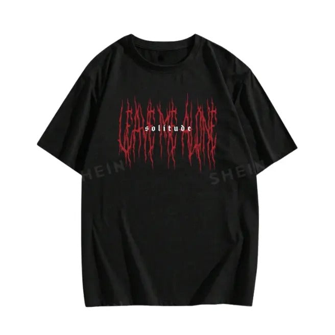 Vintage Goth Men Letter Y2k Graphic Tee, Sweatshirt, Hoodie Gift For Women Top Womenswear Underwear Cotton Polyester Streetwear