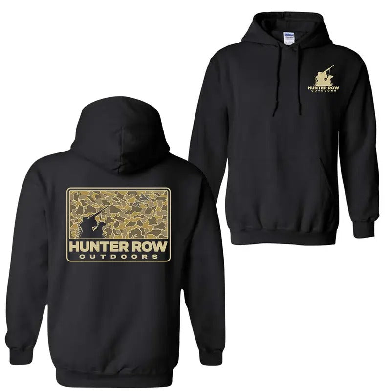 Vintage Hunter Row Outdoors Dog 80s T-Shirt & Hoodie, Retro Summer Shirt for Men and Women, Casual Graphic Streetwear Top