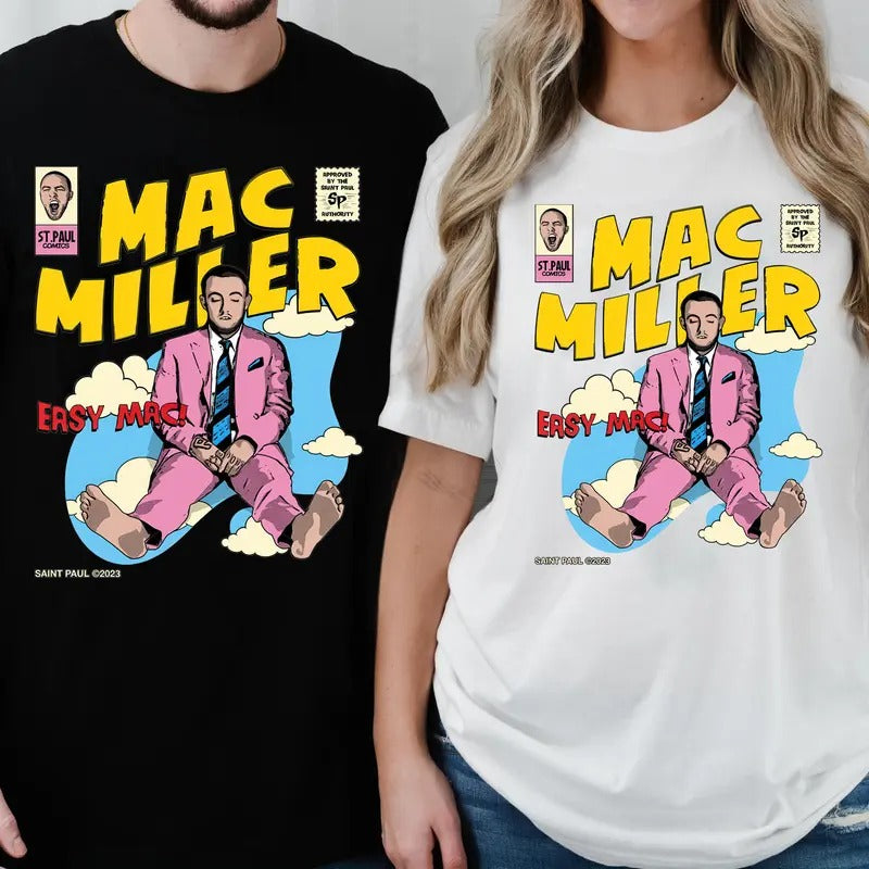 Vintage Mac Miller Shirt, Bootleg Shirt, 90s, music shirt, Rapper shirt, Vintage graphic tee, Mac miller sweatshirt, Rapper, Friend Gift