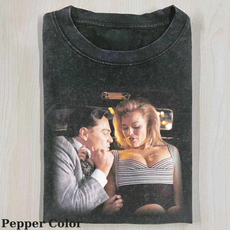 Vintage Mickey Rourke Kim Basinger romantic couple T-shirt,The Wolf of Wall Street Unisex Tee Graphic, Funny The Wolf of Wall Street Shirt, The The Wolf of Wall Street Movie Tshirt, Top Menswear Womenswear Streetwear
