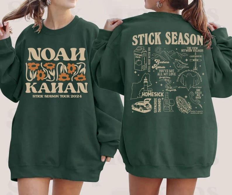Vintage Stick Season Tour 2024 Sweatshirt, Stick Season Tour 2024 shirt