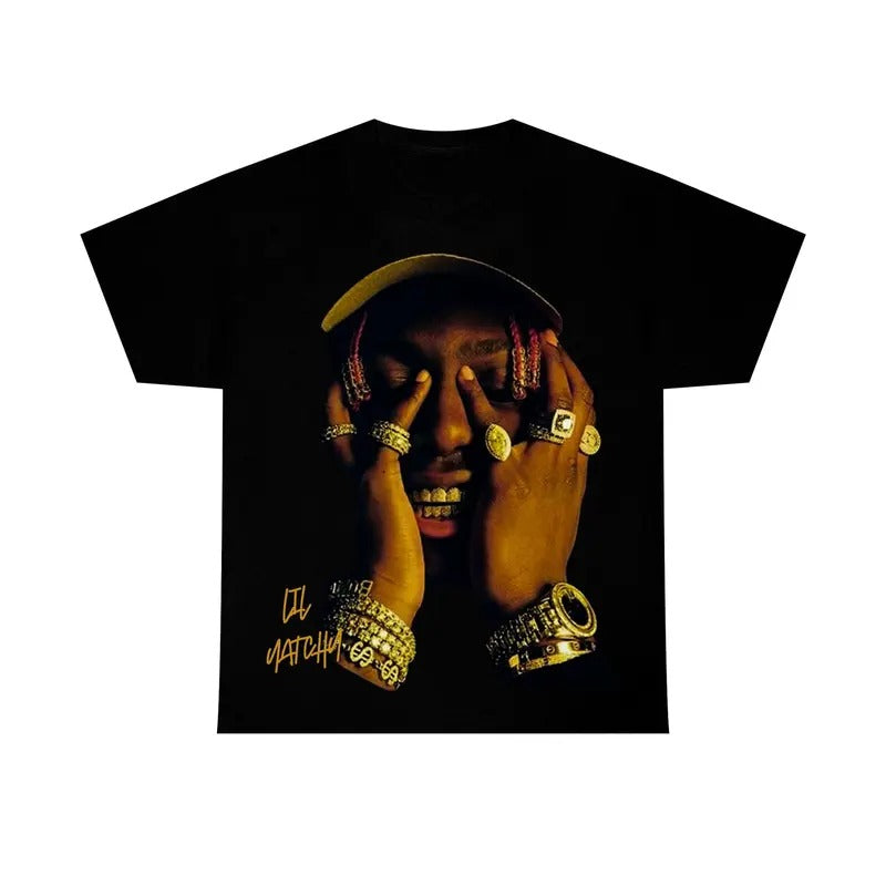 Vintage Style LIL YATCHY SHIRT Rap Tee Graphic Hip Hop Retro 90s Shirt Size S-3XL