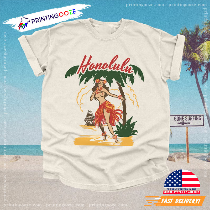 Vintage Summer Honolulu Hawaiian Shirt
