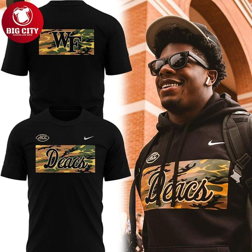 Wake Forest Demon Deacons 2026 Military Appreciation Night Two Sided Shirt