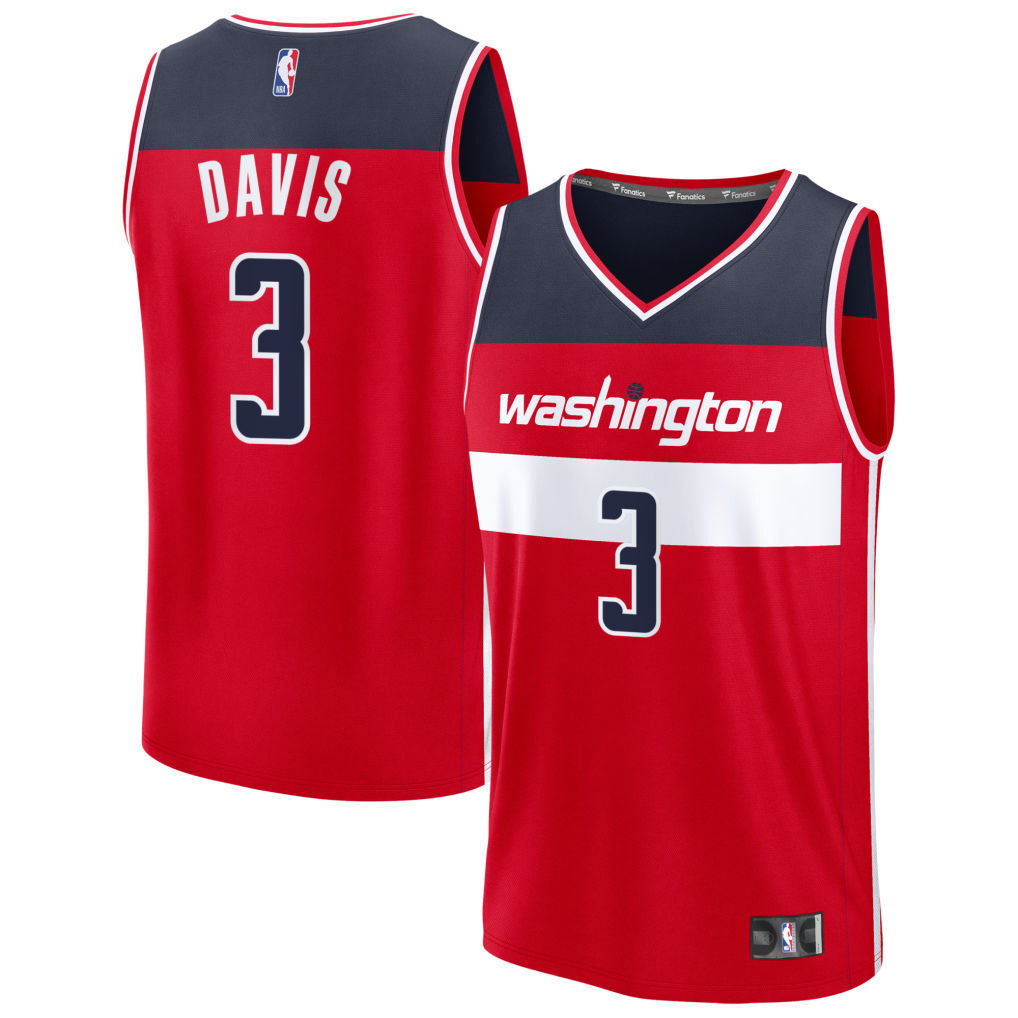 Washington Wizards #3 Anthony Davis Style 2