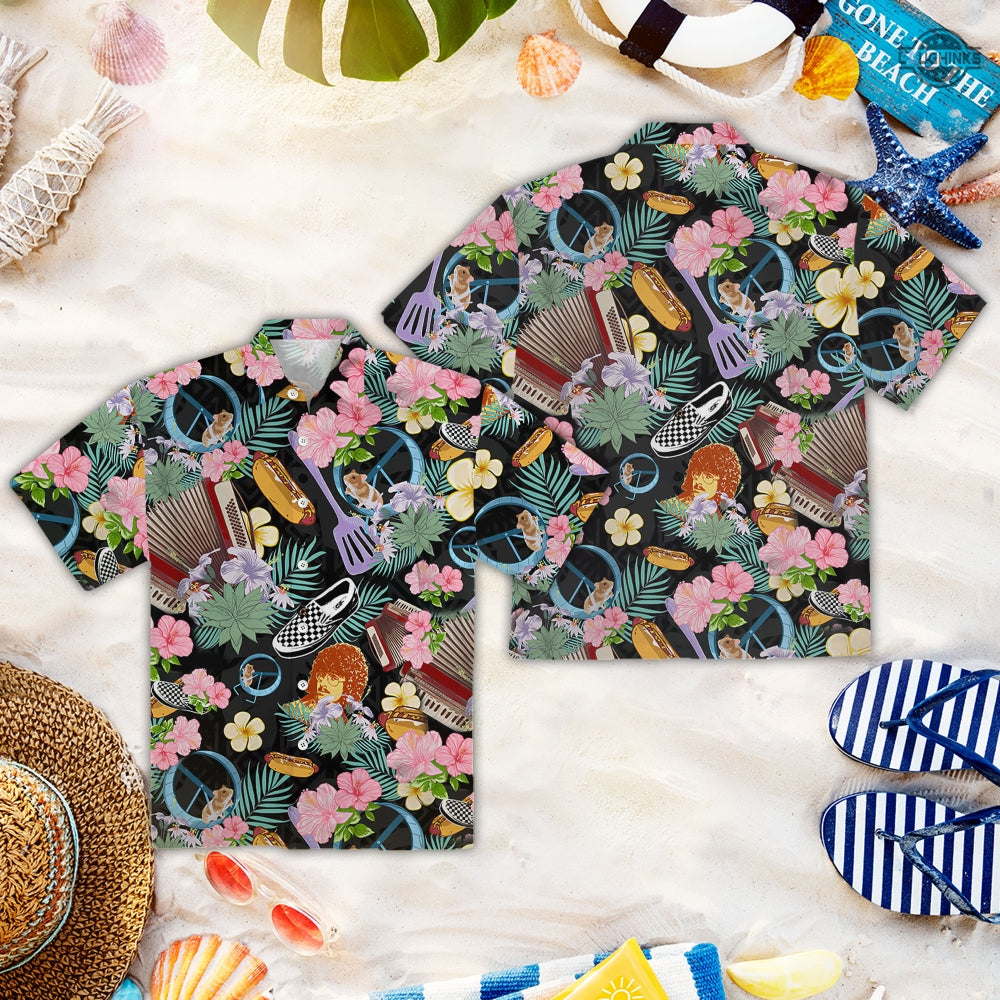 Weird Al Yankovic Hawaiian Shirt And Shorts All Over Printed Weird Al Wears Aloha Shirts Parody King Music Weird Al Story Button Up Shirt Gift For Fans