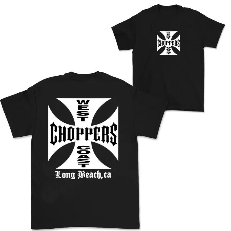 West Coast Choppers 2 Sided T-Shirt, Shirt For Men Casual Classic