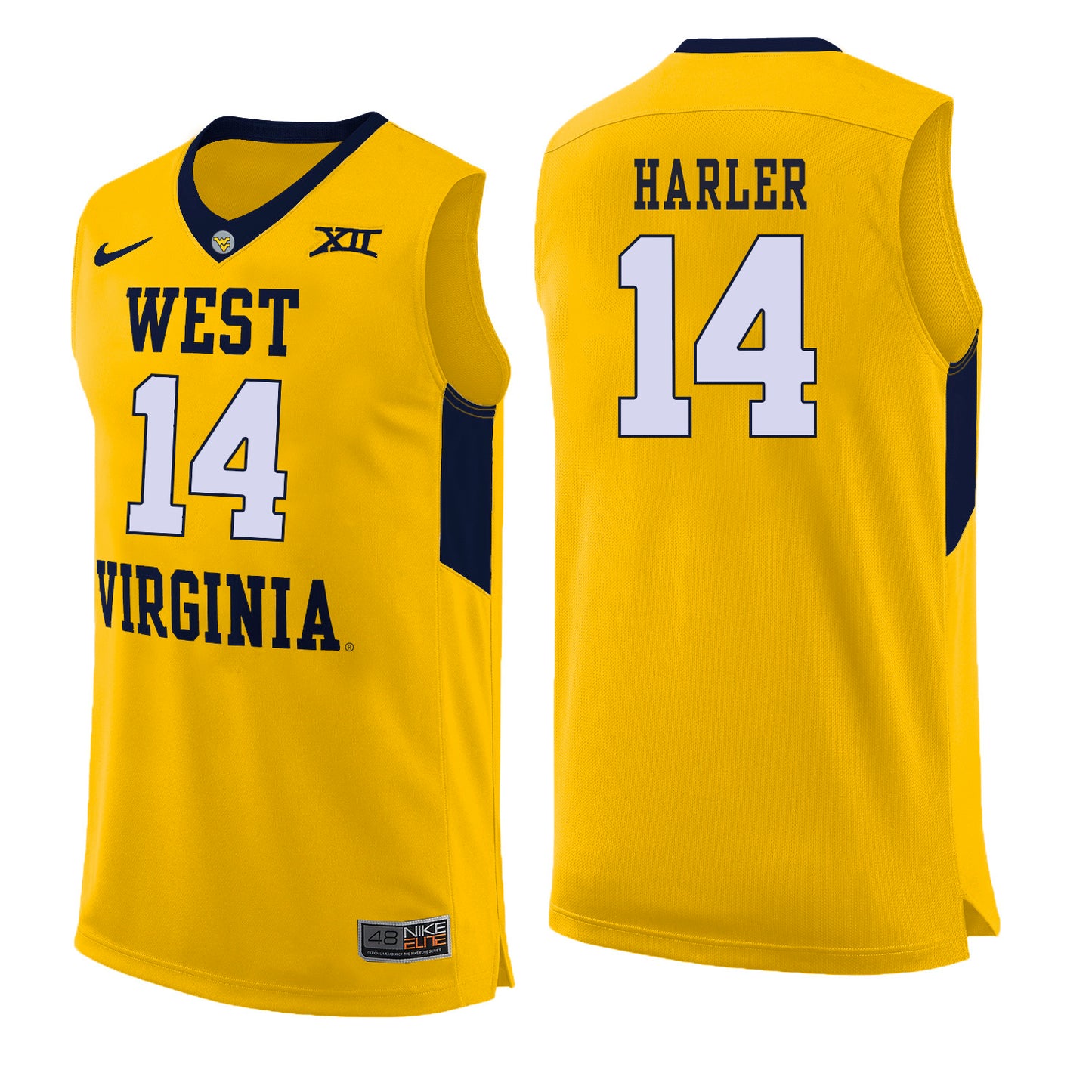 West Virginia Harler 14 Yellow