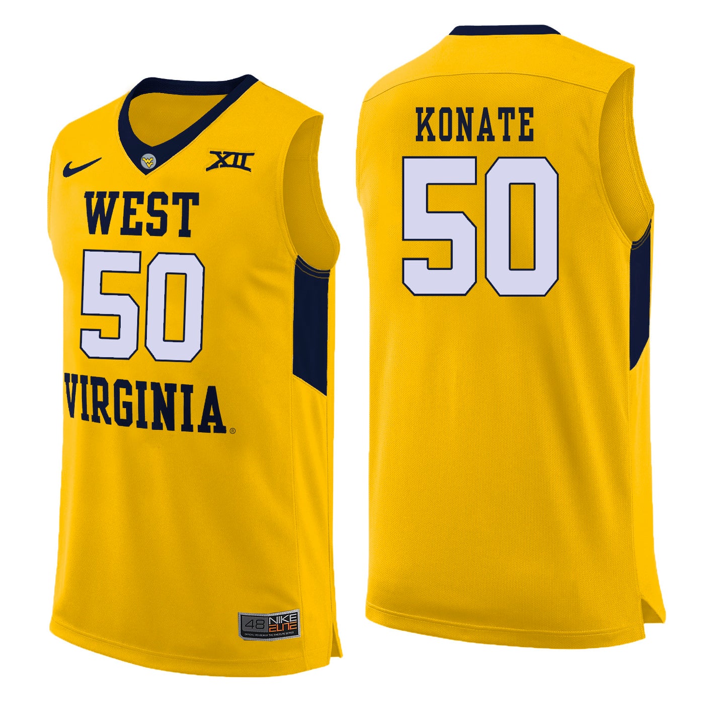 West Virginia Konate 50 Yellow