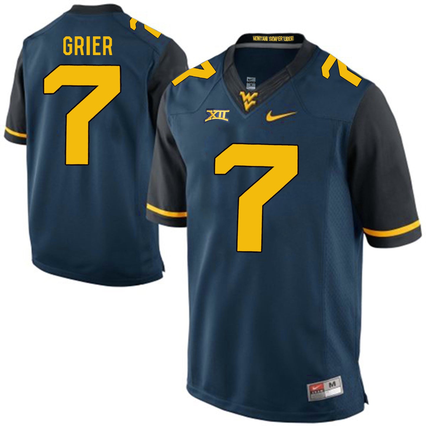West Virginia Mountaineers Will Grier 7 Blue