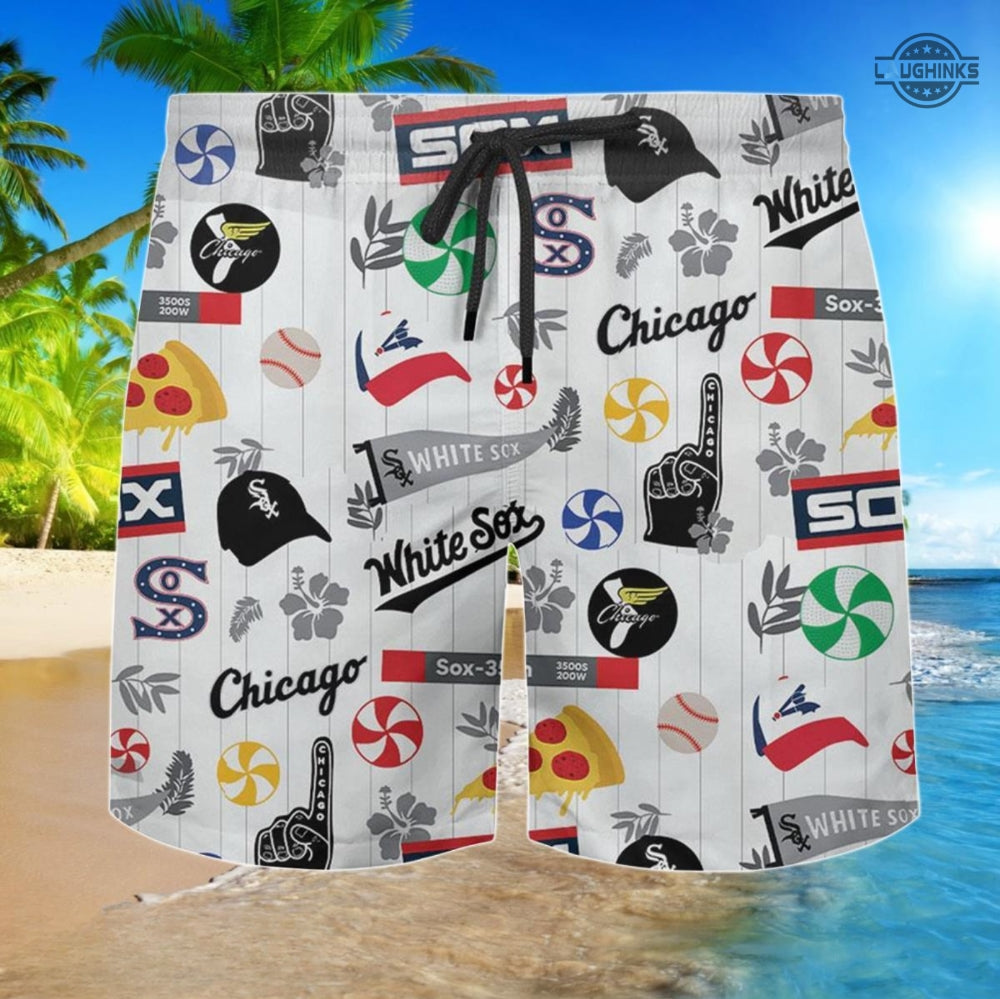 White Sox Hawaiian Shirt And Shorts Inspired By Chicago White Sox Promotions 2023 White Sox Hawaiian Shirt Night