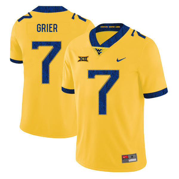 Will Grier 7 Yellow