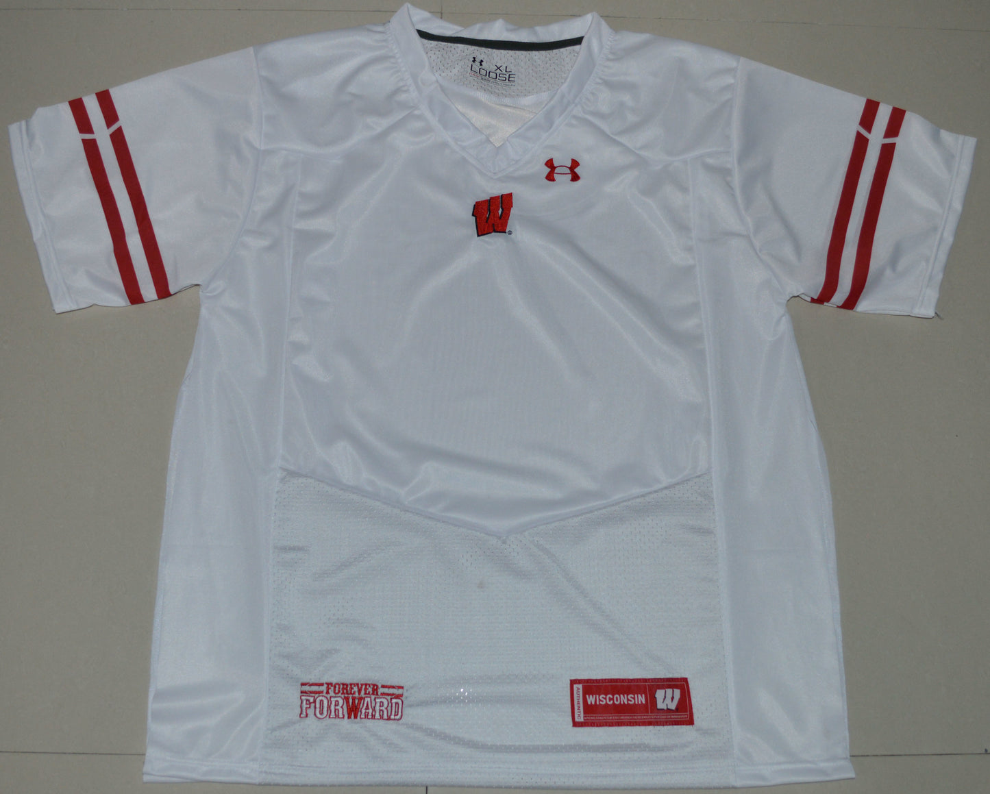 Wisconsin 2016 UA Blank White Front