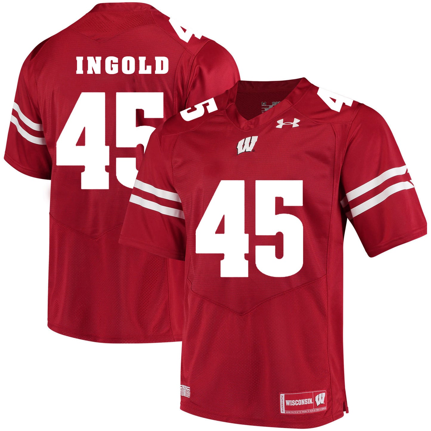 Wisconsin Badgers Alec Ingold 45 Red
