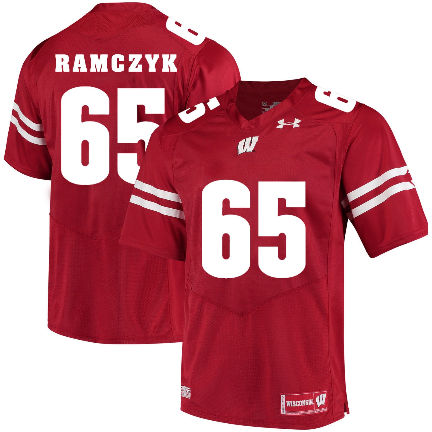 Wisconsin Badgers Ryan Ramczyk 65 Red