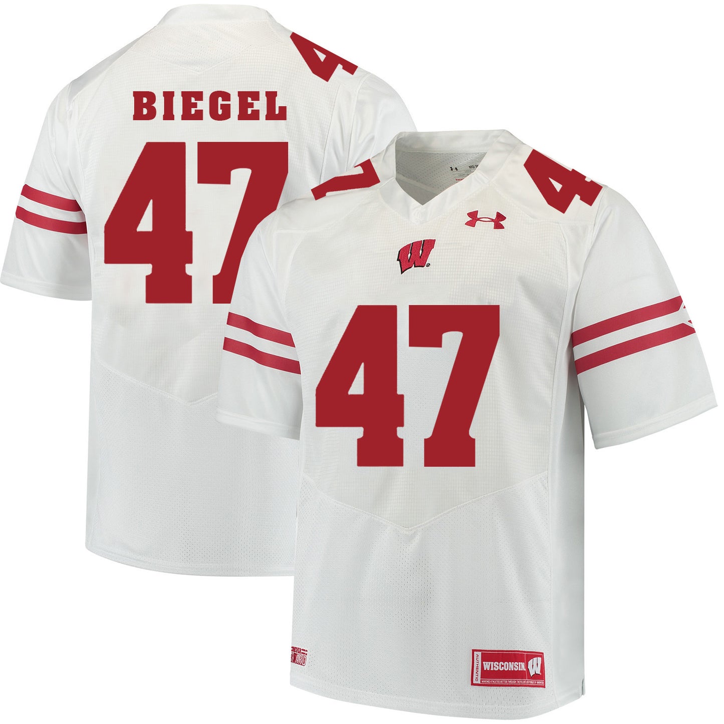 Wisconsin Badgers Vince Biegel 47 White