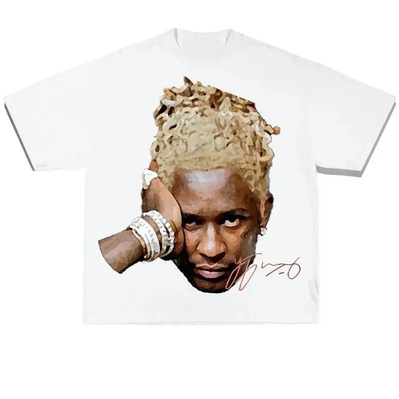 Y.Thug Graphic Tees - Vintage Bootleg Summer Tee Cotton Menswear Top Motivation Original