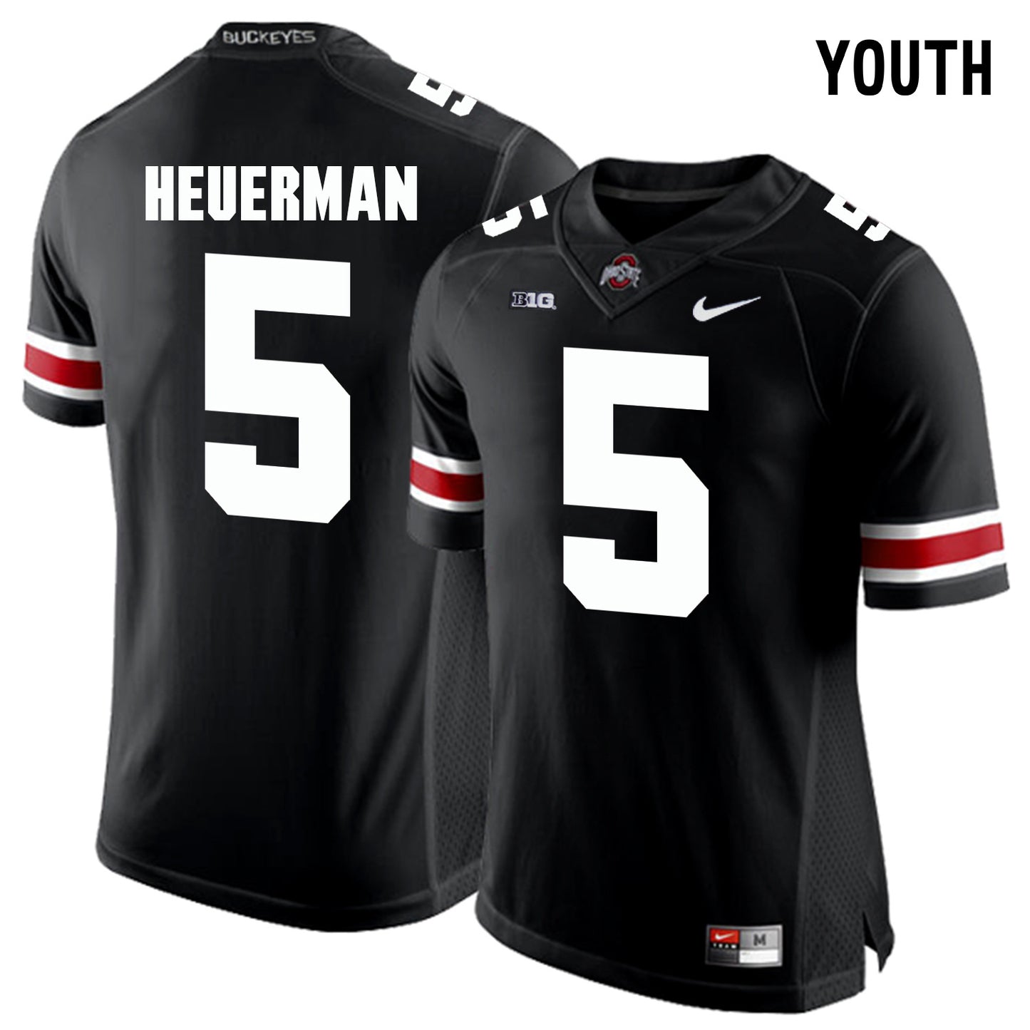 YOUTH Jeff Heuerman 5 - Black