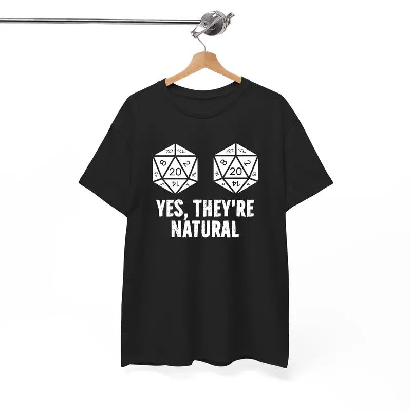 Yes They're Natural Sweatshirt, Dungeons and Dragons Inspired, DND Sweatshirt, D&D Sweatshirt, Dungeon Master Sweatshirt,...