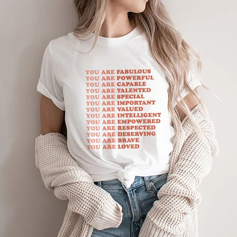 You Are Fabulous You Are Loved Poster Feminism Shirt Feminist Af We Should All Be Feminists Grl Pwr Women Power Mother's Day Gift