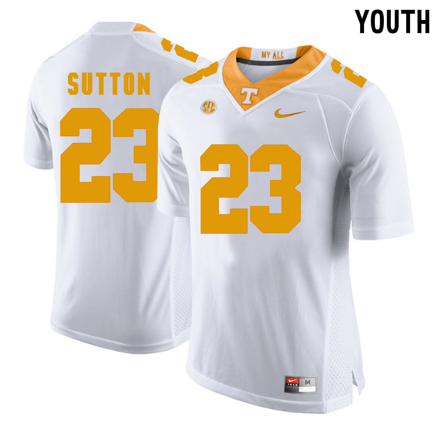Youth Cameron Sutton 23 White