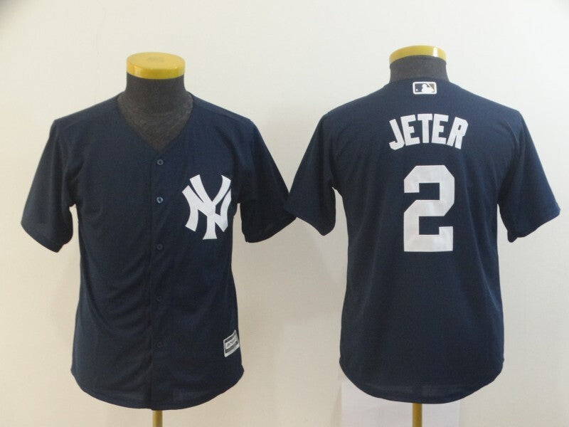Youth New York Yankees #2 Derek Jeter youth