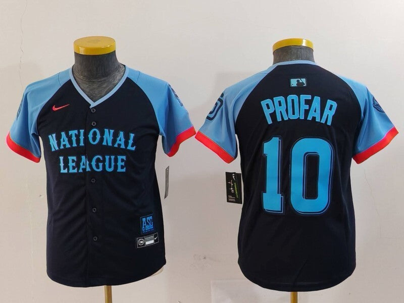 Youth San Diego Padres #10 Jurickson Profar Padres 24 All-Star Youth Style 6
