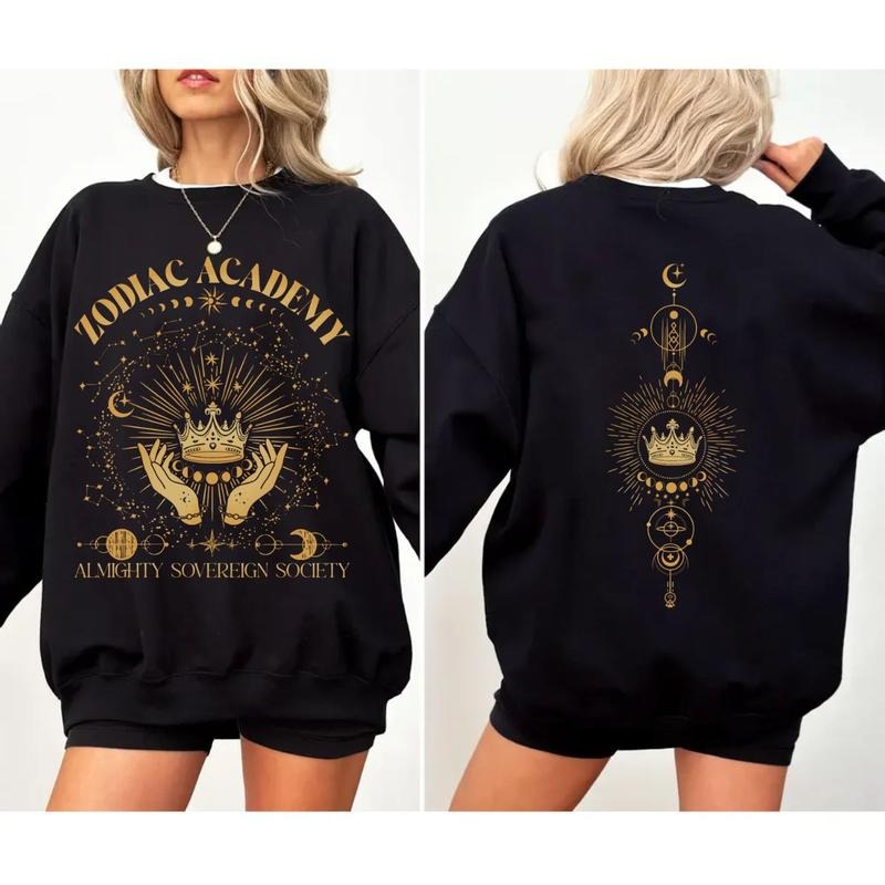 Zodiac Academy Shirt, Celestial Heirs Band Shirt, Terra Aer, Ignis And Aqua, Professor Lance Orion, Almighty Sovereign...