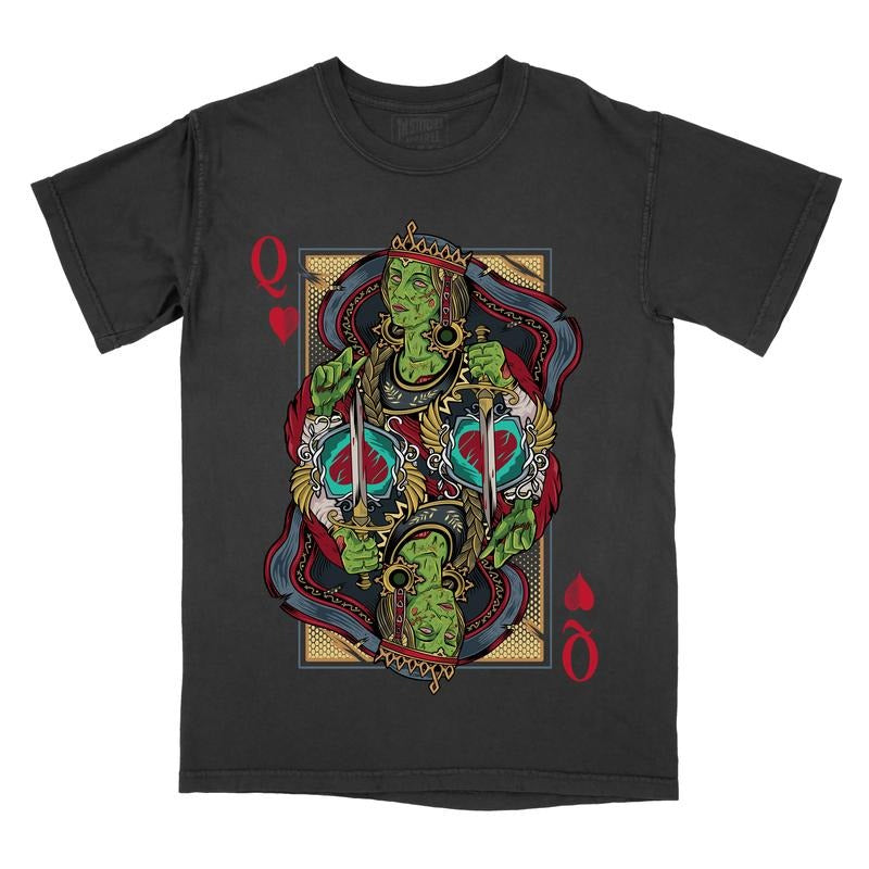 Zombie Queen - Comfort Colors Graphic Tee Casual Clothing Casual Clothing