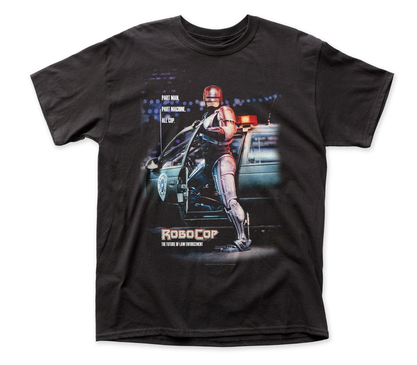Robocop Mens T-Shirt - Movie Poster Part Man Machine All Cop