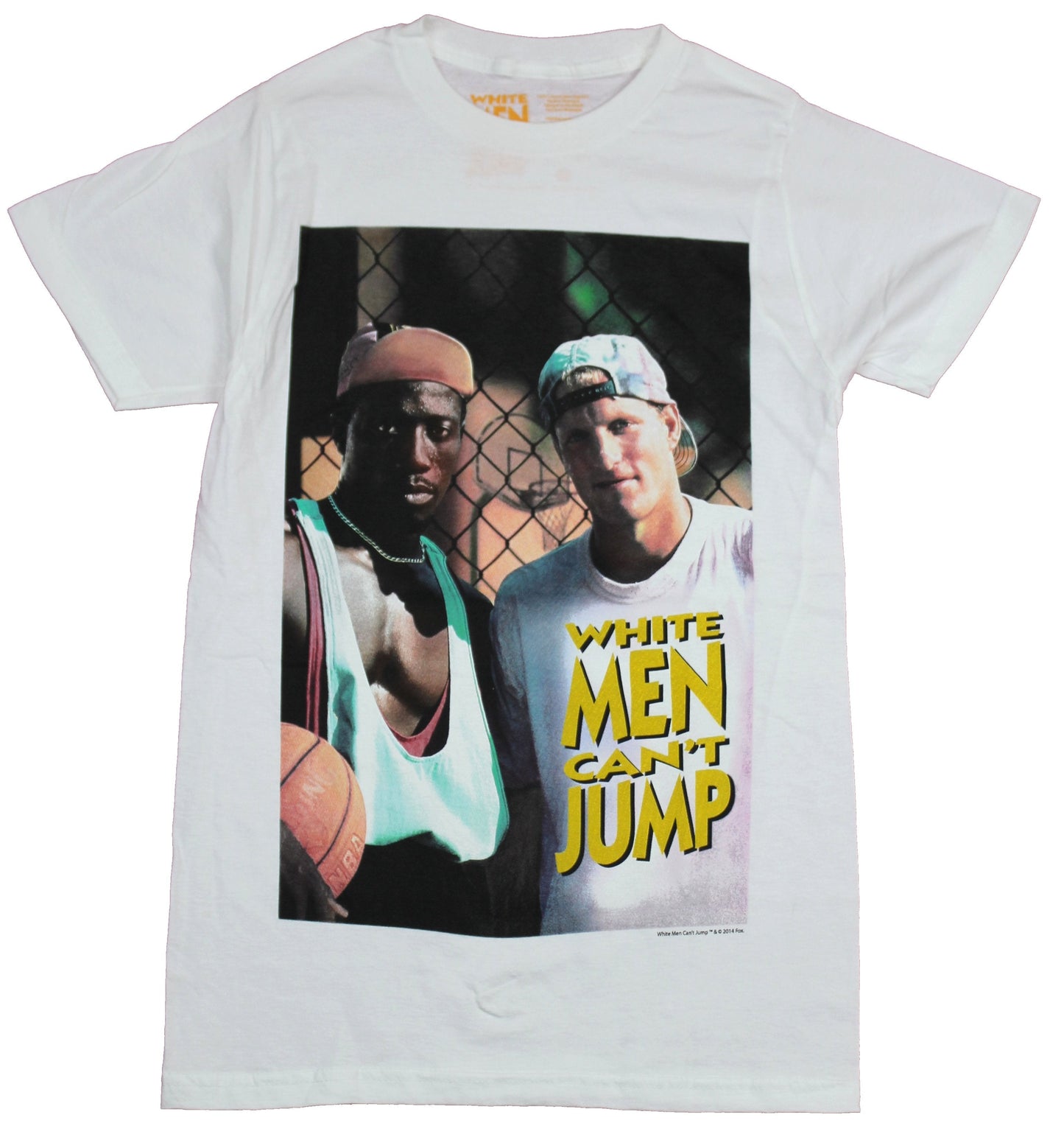 White Men Can't Jump Mens T-Shirt - Big Poster Sydney Billy Waist Up