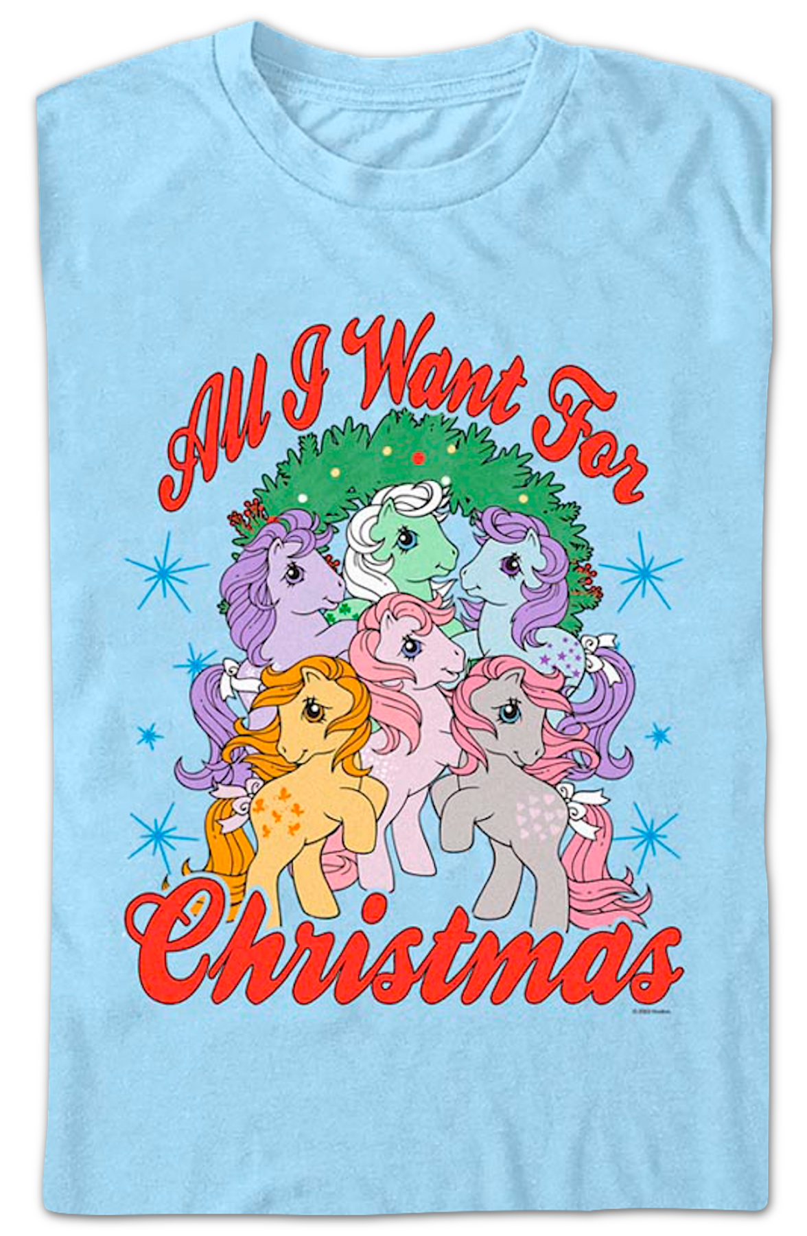 Vintage All I Want For Christmas My Little Pony T-Shirt