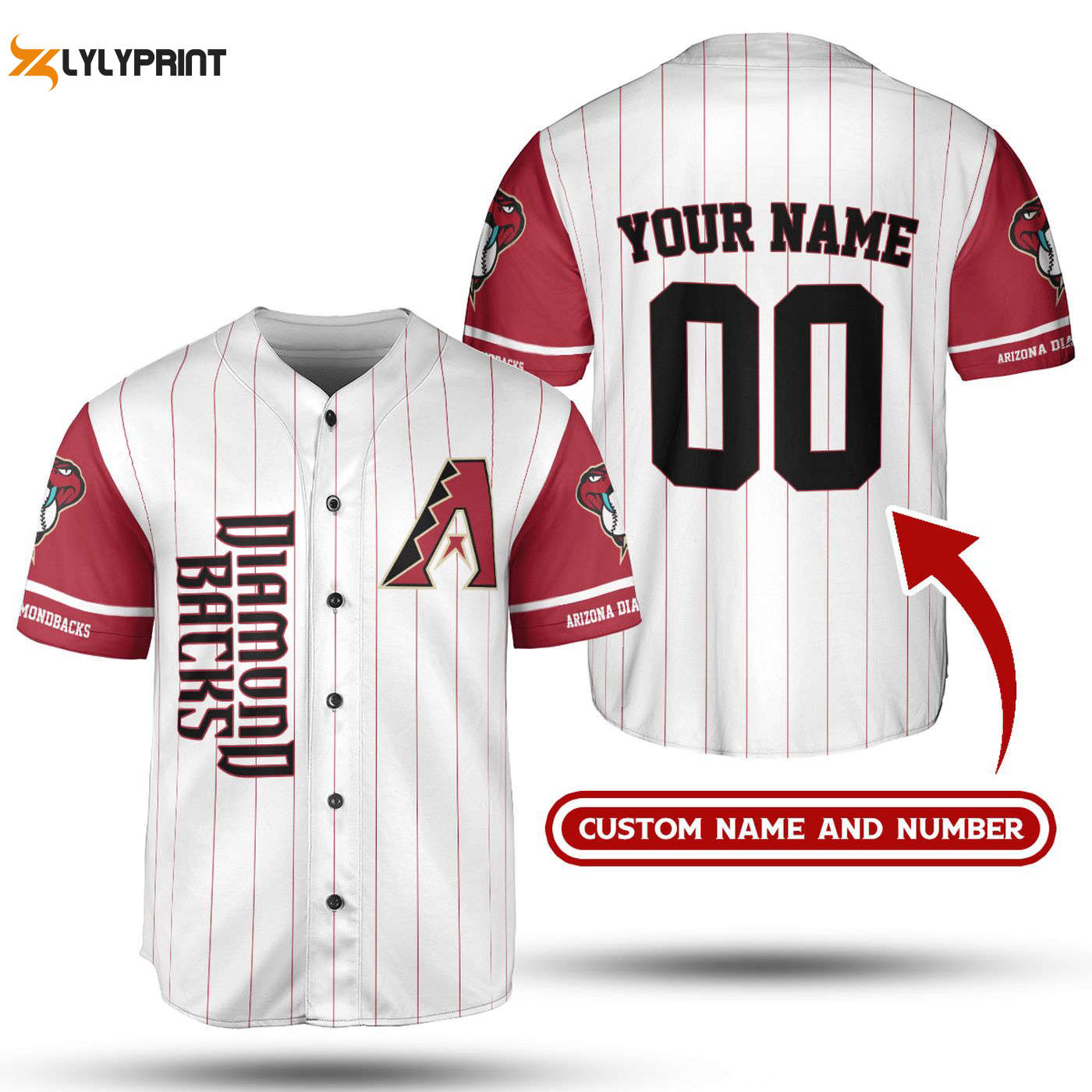 Vintage 90s Y2K Arizona Diamondbacks MLB Jersey Shirt – Custom Baseball Collection - lylyprint.com
