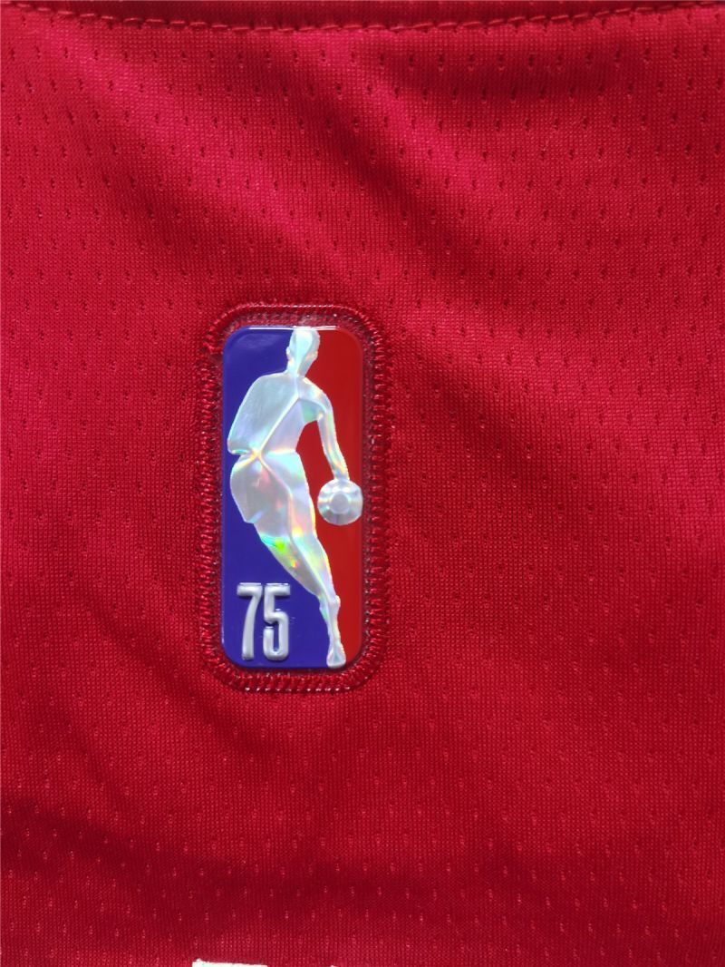 atlanta hawks #11 trae young Hawks 11 # New Season Red 75 Anniversary Laser Diamond Edition logo New Jersey Style 1