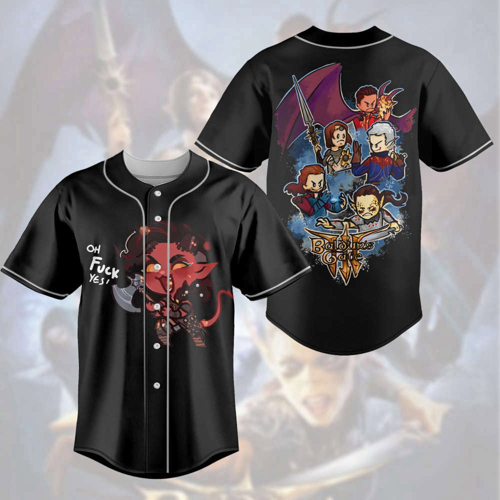 Baldur s Gate 3 Baseball Jersey: Astarion High Elf Shirt for Dungeon Master Fans - Aopprinter
