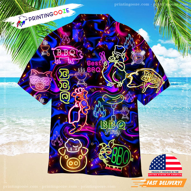 BBQ Party BBQ Hawaiian Shirts For Men