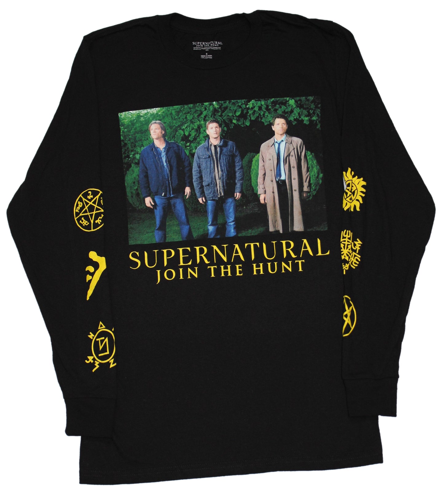 Supernatural Mens Long Sleeve T-Shirt - As it is Written Photo