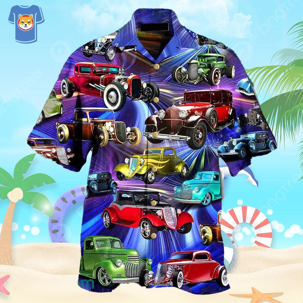 Car Green Red To Dream Stunning Style Hawaiian Shirt For Men And Women