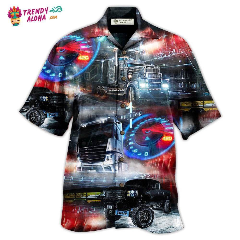 Car Love Life Night Style Hawaiian Shirt - Trendy Aloha