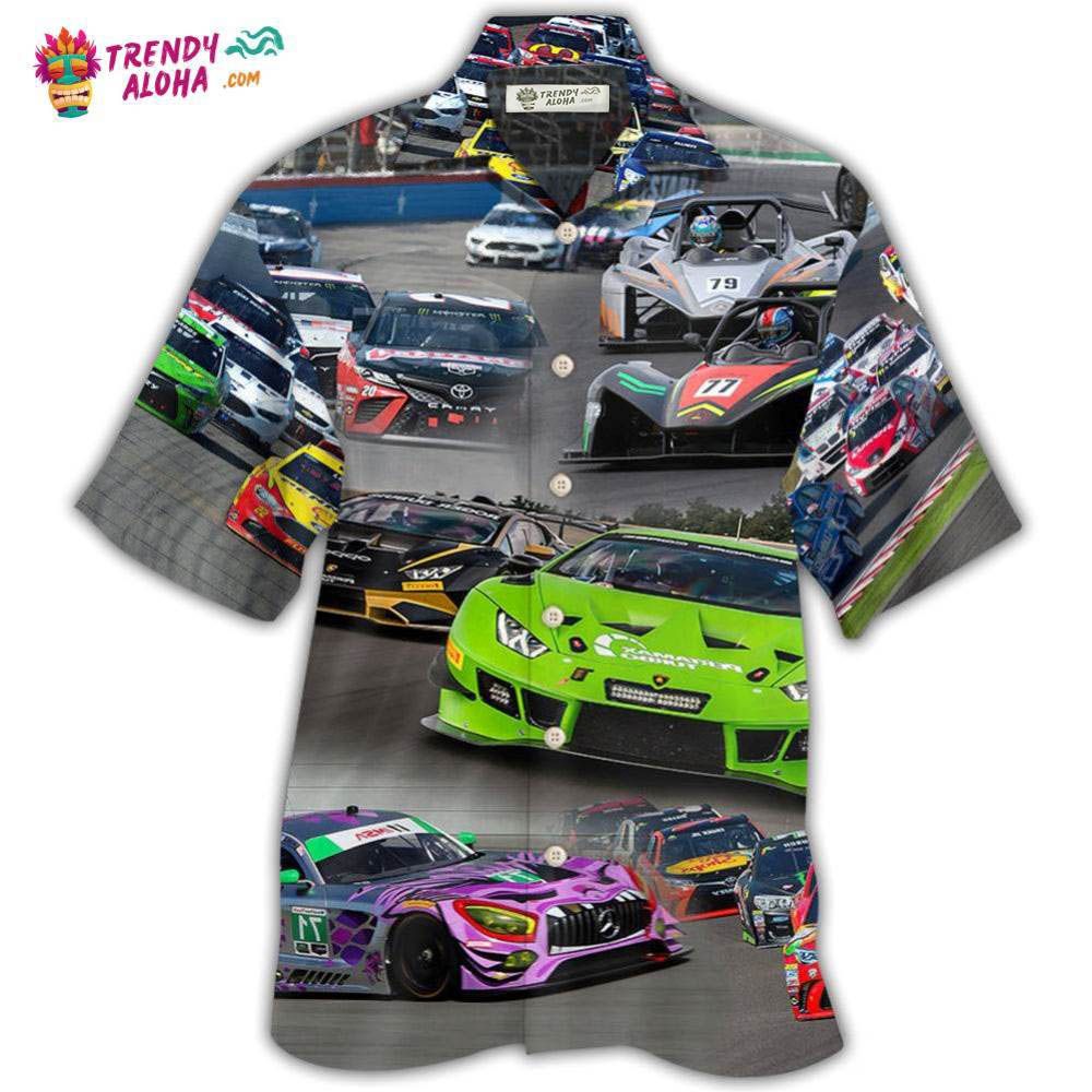Car Racing Real Hawaiian Shirt - Trendy Aloha