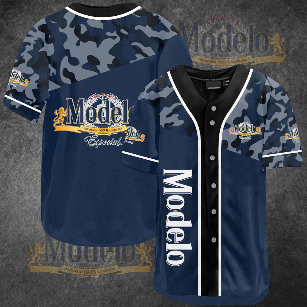 Classic Camouflage Modelo Baseball Jersey – Stylish & Versatile Design - Aopprinter