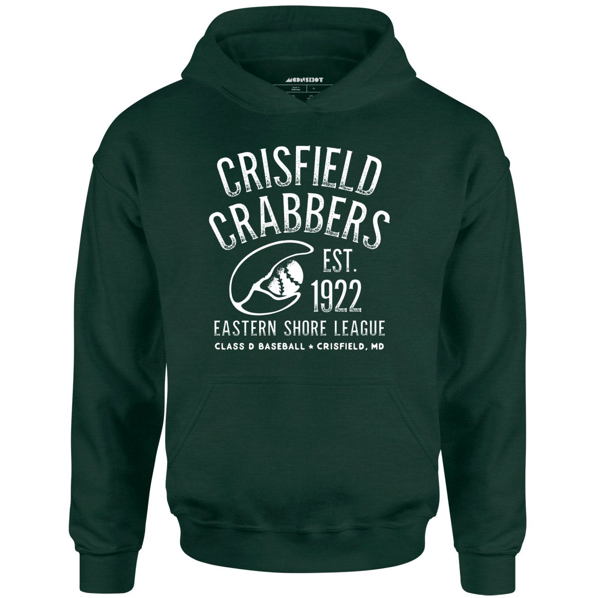 Crisfield Crabbers - Maryland - Vintage Defunct Baseball Teams - Unisex Hoodie