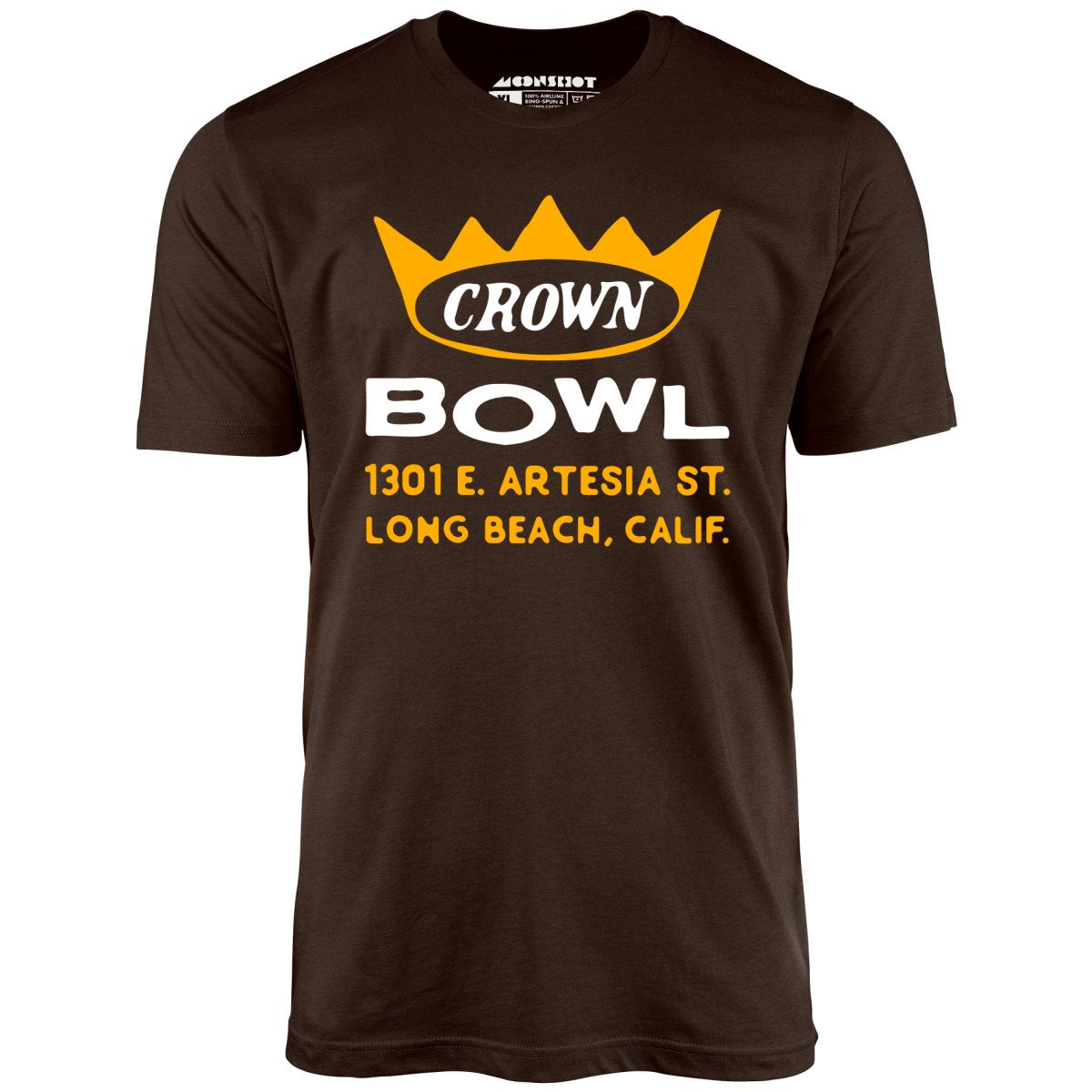 Crown Bowl - Long Beach, CA - Vintage Bowling Alley - Unisex T-Shirt