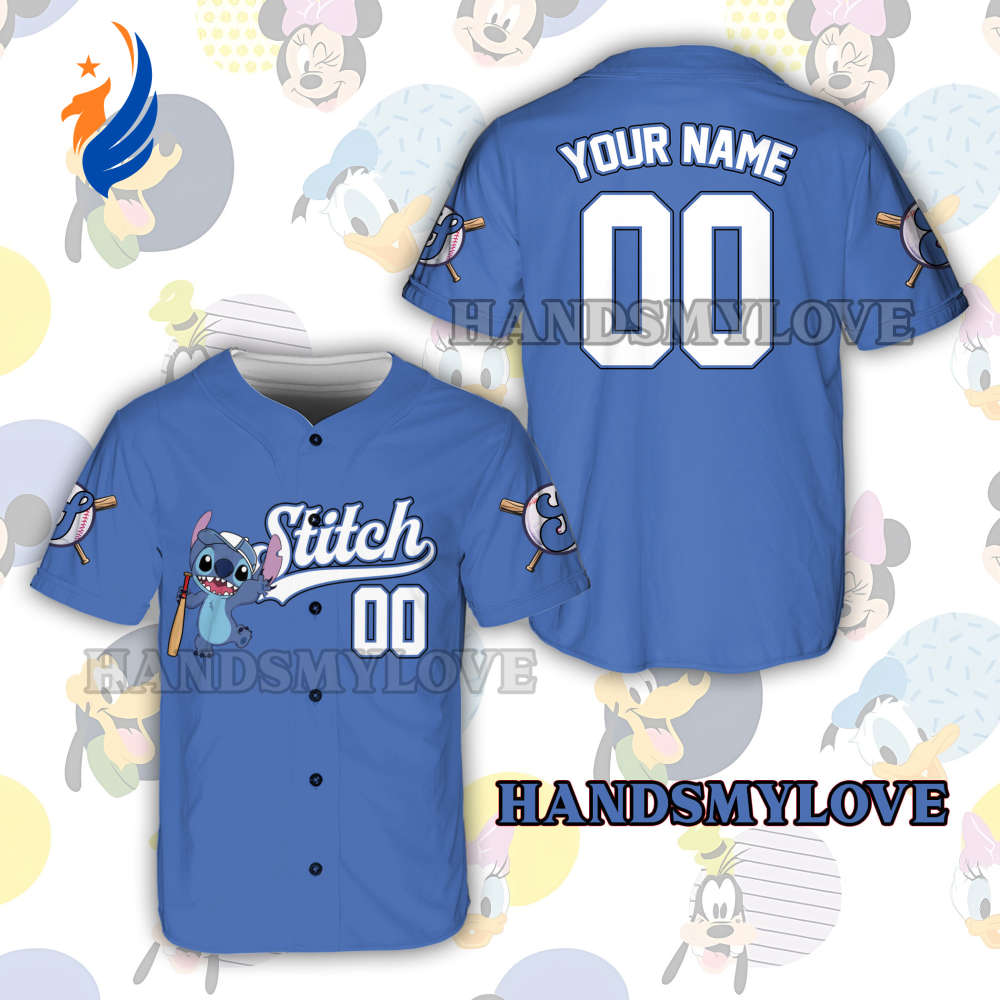 Custom Mickey Game Day Baseball Jersey - Disney Character Outfit for Baseball Fans & Lovers - Bafud