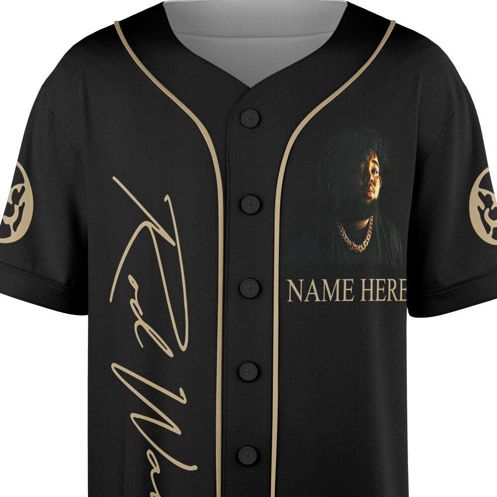 Custom Name Rod Wave Rap Baseball Jersey, Rod Wave Nostalgia Tour Shirt - lylyprint.com