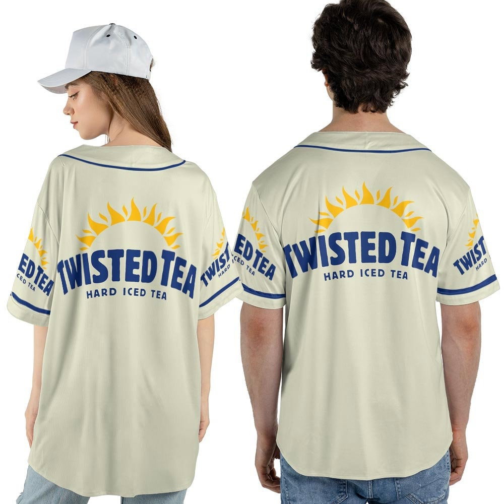 Custom Name Twisted Tea Unisex Baseball Jersey - lylyprint.com