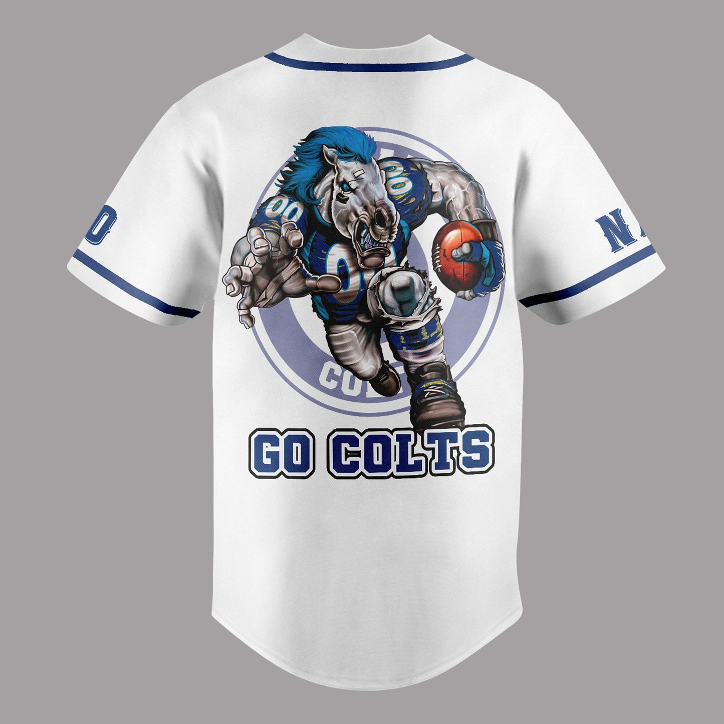 Customized Go Colts Indianapolis Colts Sport Baseball Jersey