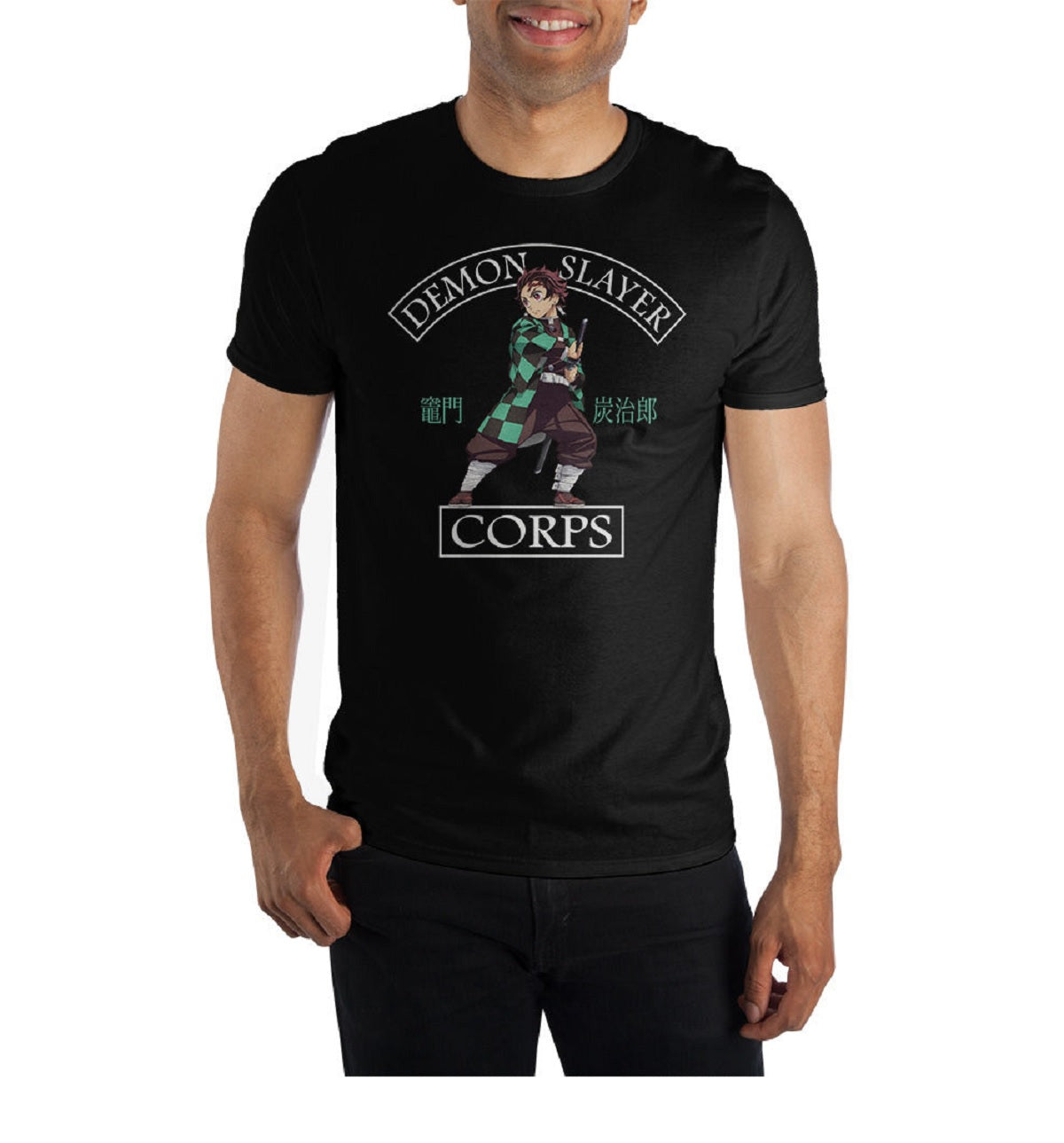 Demon Slayer Corps Tanjiro Kamado Anime Adult T-Shirt