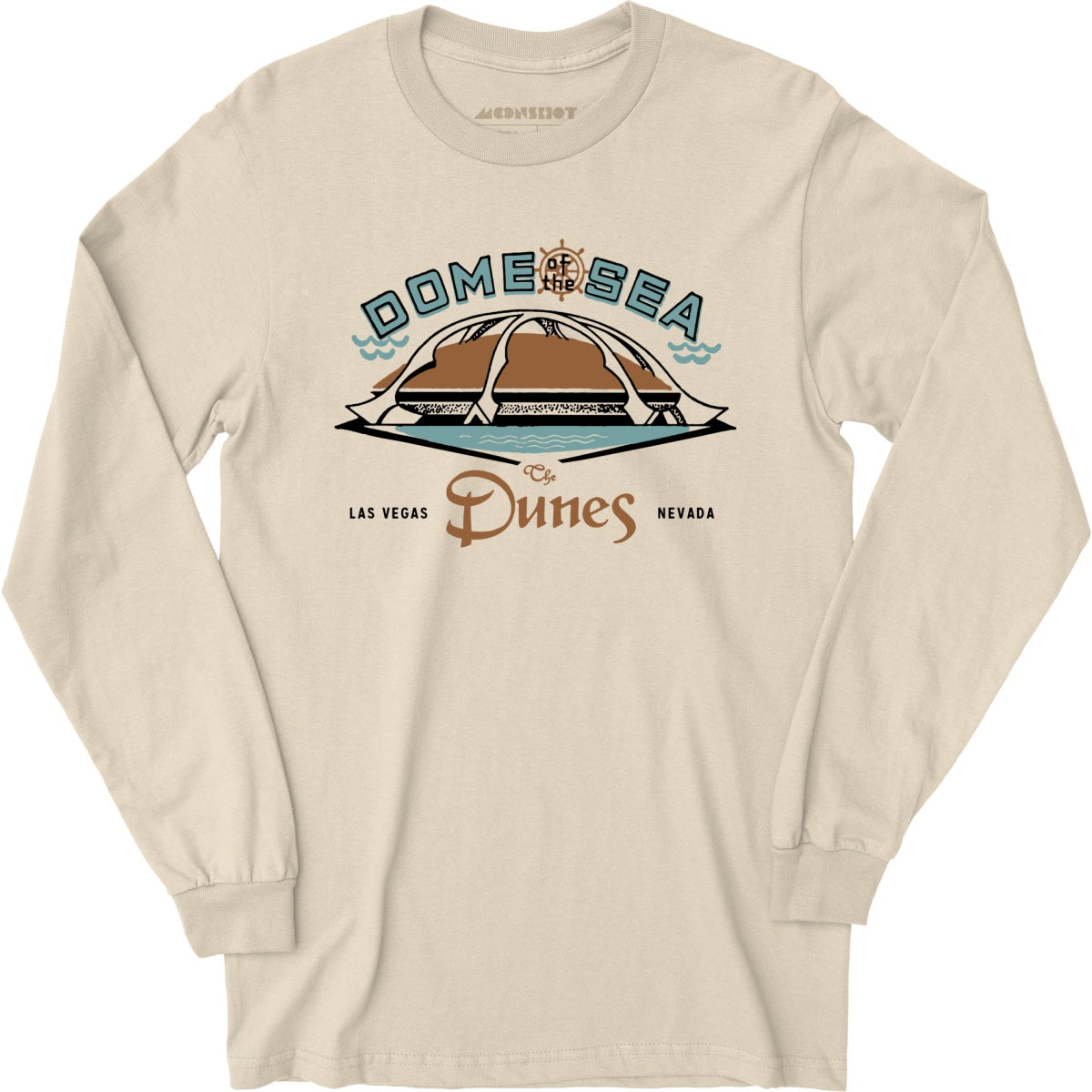 Dome of the Sea at the Dunes - Vintage Las Vegas - Long Sleeve T-Shirt